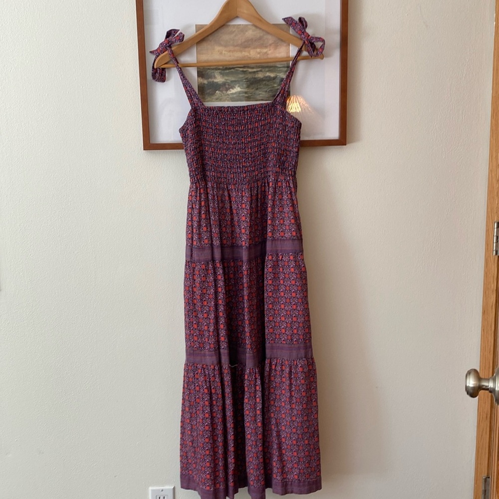 Marine Layer Selene Smocked Tiered Dress